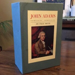 John Adams by Page Smith Boxed Set - 2 hardcover books plus box